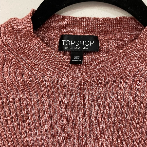 Topshop Ribbed Sweater - Size 2 - Picture 4 of 10